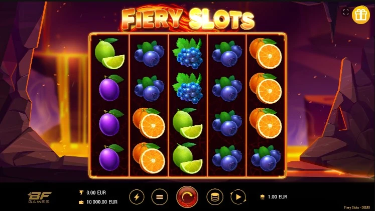 Tela de Fiery Slots Cash Mesh usada para revisar pagamentos antes de dinheiro real